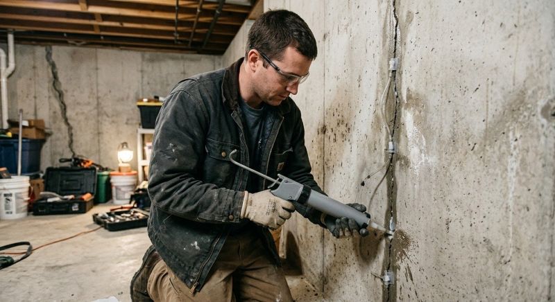 Basement Crack Repair in Lincolnton, NC