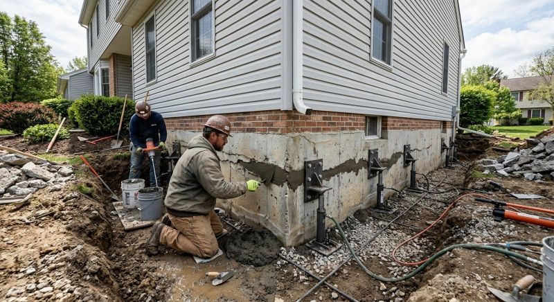 Basement Foundation Repair in Iron Station, NC