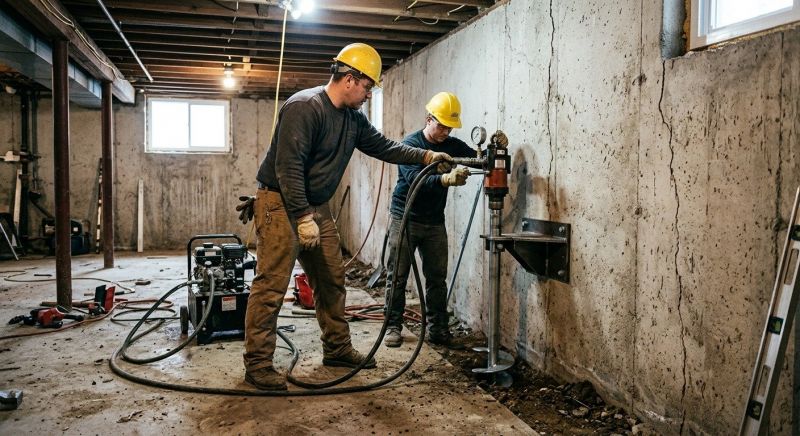 Basement Stabilization in Lincolnton, NC