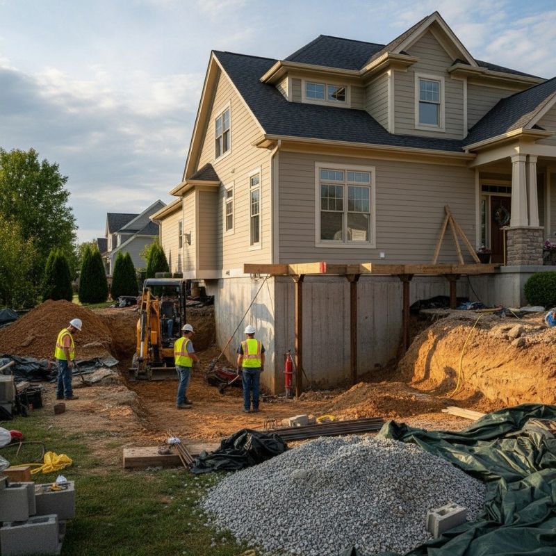 Building Foundation Repair in Cornelius, NC