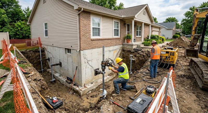 Building Foundation Repair in Hickory, NC