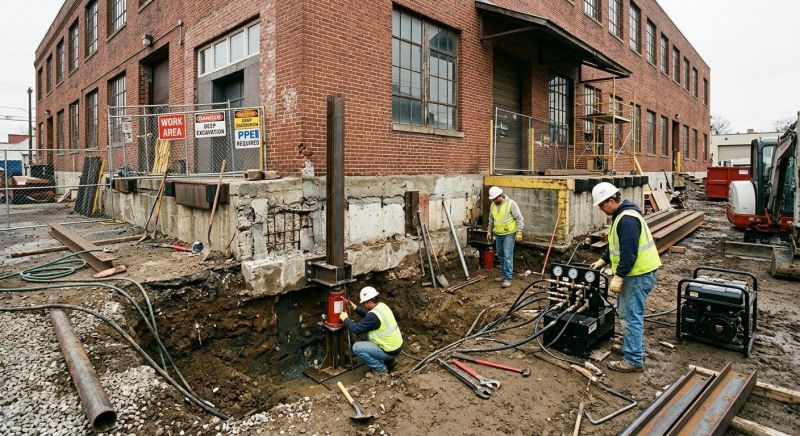 Building Foundation Repair in Shelby, NC
