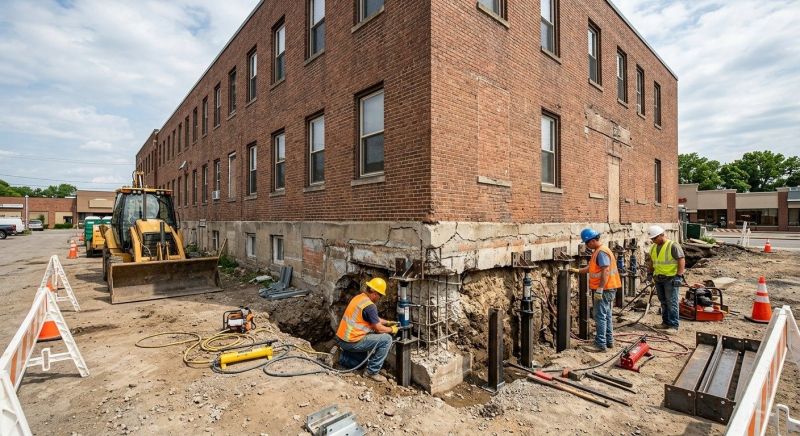 Commercial Foundation Repair in Lincolnton, NC