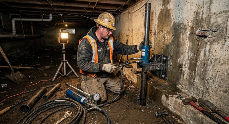 Concrete Foundation Leveling in Troutman, NC