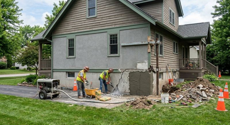 Concrete Foundation Repair in Maiden, NC