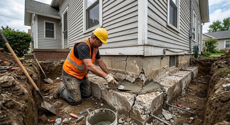 Concrete Foundation Repair in Mount Holly, NC