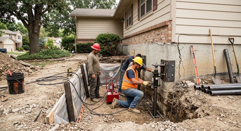 Cracked Foundation Repair in Kings Mountain, NC