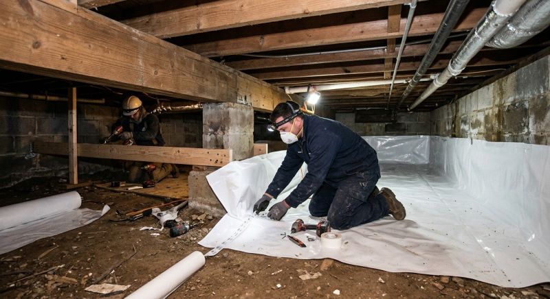 Crawl Space Leveling in Lincolnton, NC
