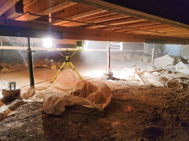 Crawl Space Leveling in Lincolnton, NC