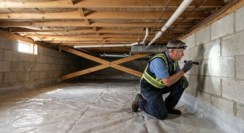 Crawl Space Leveling in Lincolnton, NC