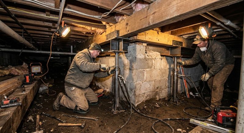 Crawlspace Foundation Repair in Belmont, NC