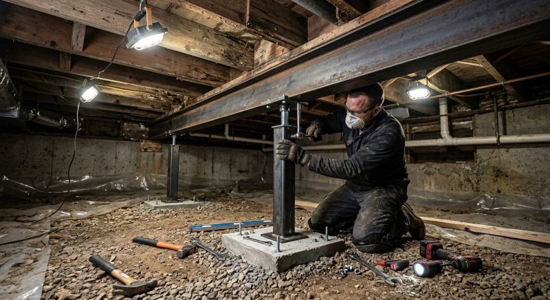 Crawlspace Foundation Repair in Davidson, NC