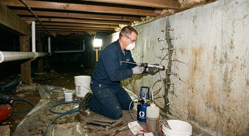 Crawlspace Foundation Repair in Mount Holly, NC