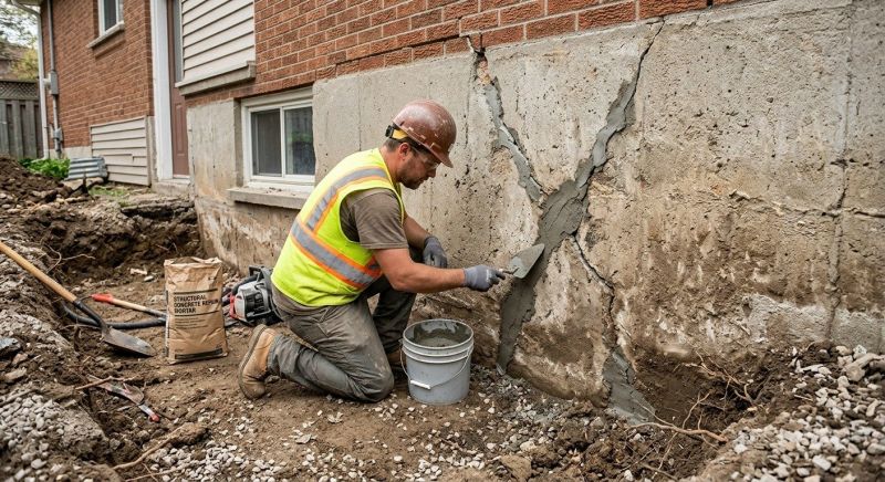Foundation Crack Repair in Maiden, NC