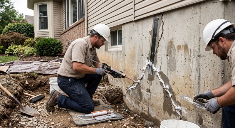 Foundation Crack Sealing in Lincolnton, NC