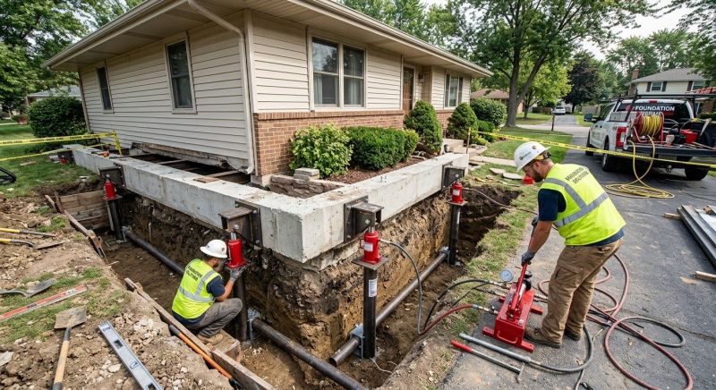Foundation Jacking in Conover, NC