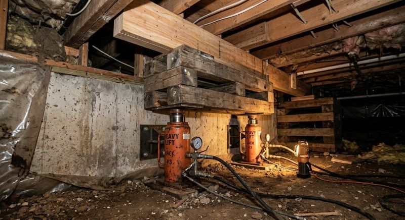Foundation Jacking in Davidson, NC