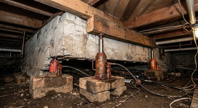 Foundation Jacking in Davidson, NC