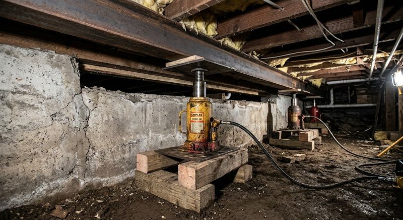 Foundation Jacking in Mooresville, NC