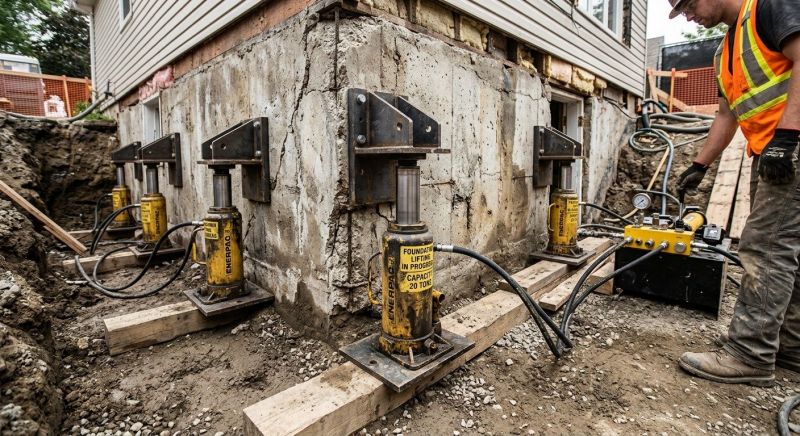 Foundation Jacking in Troutman, NC