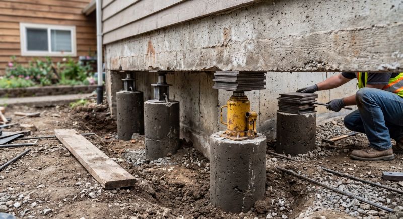 Foundation Pier Leveling in Lincolnton, NC