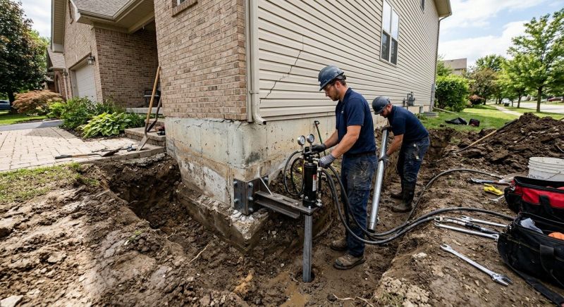 Foundation Settlement Repair in Lincolnton, NC