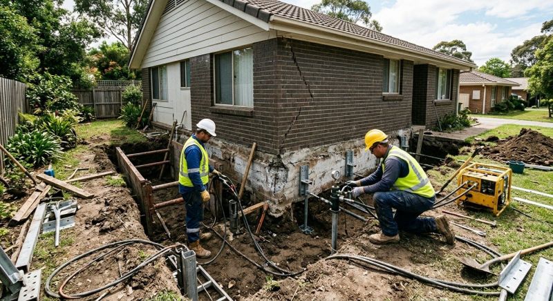 Foundation Stabilizing in Cornelius, NC