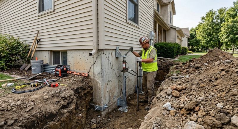 Foundation Stabilizing in Cornelius, NC