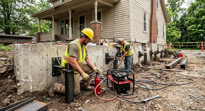Foundation Stabilizing in Cornelius, NC
