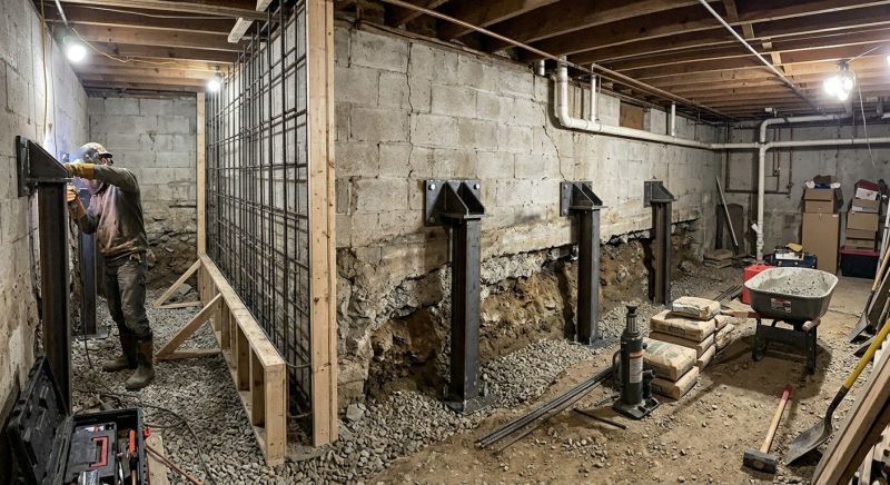 Foundation Stabilizing in Gaston County, NC