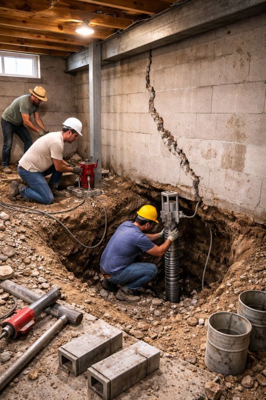 Foundation Structural Repair in Hickory, NC