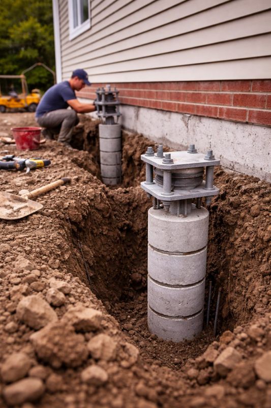 Helical Piers Installation in Lincolnton, NC