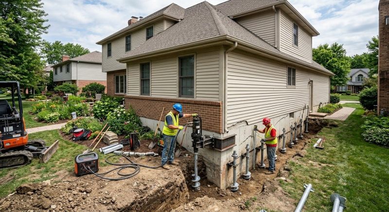 Helical Piers Installation in Lincolnton, NC