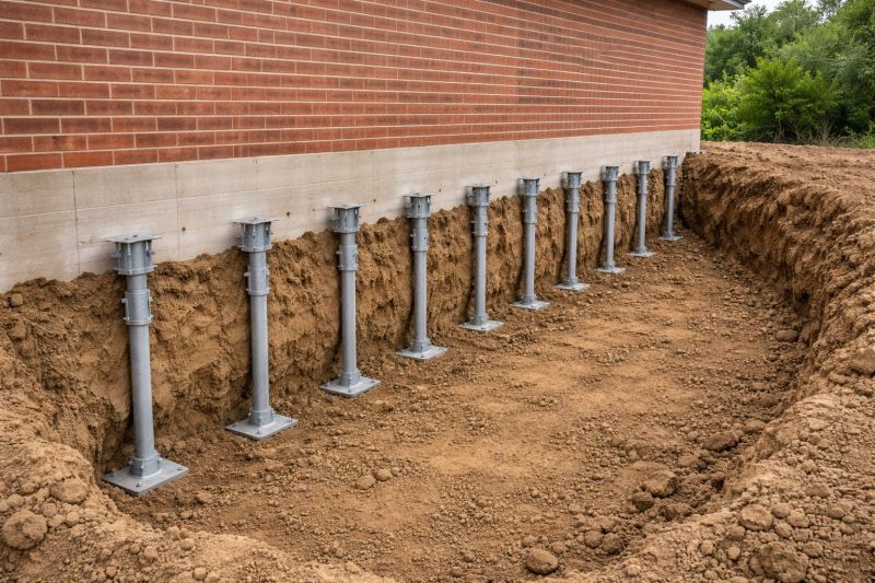 Helical Pile Installation in Lincolnton, NC