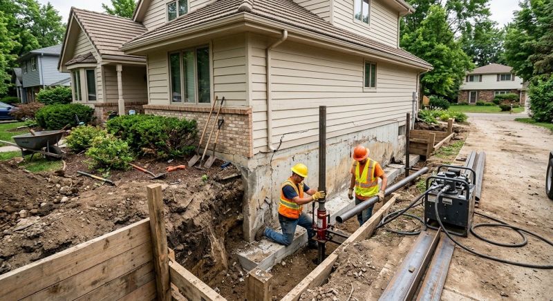 Home Foundation Repair in Mount Holly, NC