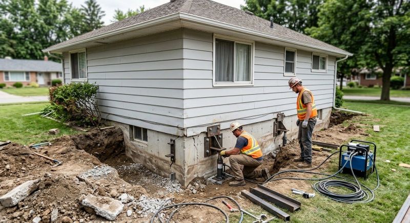 House Foundation Repair in Cornelius, NC