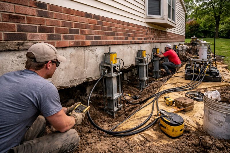 Settling Foundation Service in Cornelius, NC
