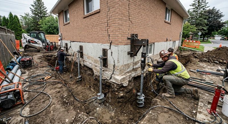Sinking Foundation Repair in Catawba, NC