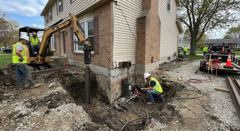 Sinking Foundation Repair in Conover, NC