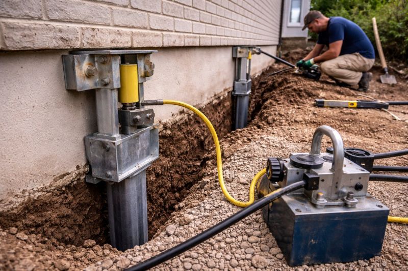 Sinking Foundation Repair in Gaston County, NC
