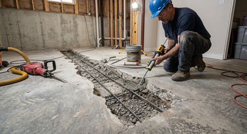 Slab Foundation Repair in Lincolnton, NC