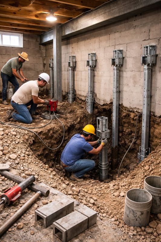 Structural Underpinning in Lincolnton, NC