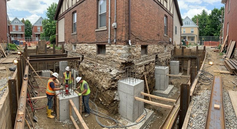 Structural Underpinning in Lincolnton, NC